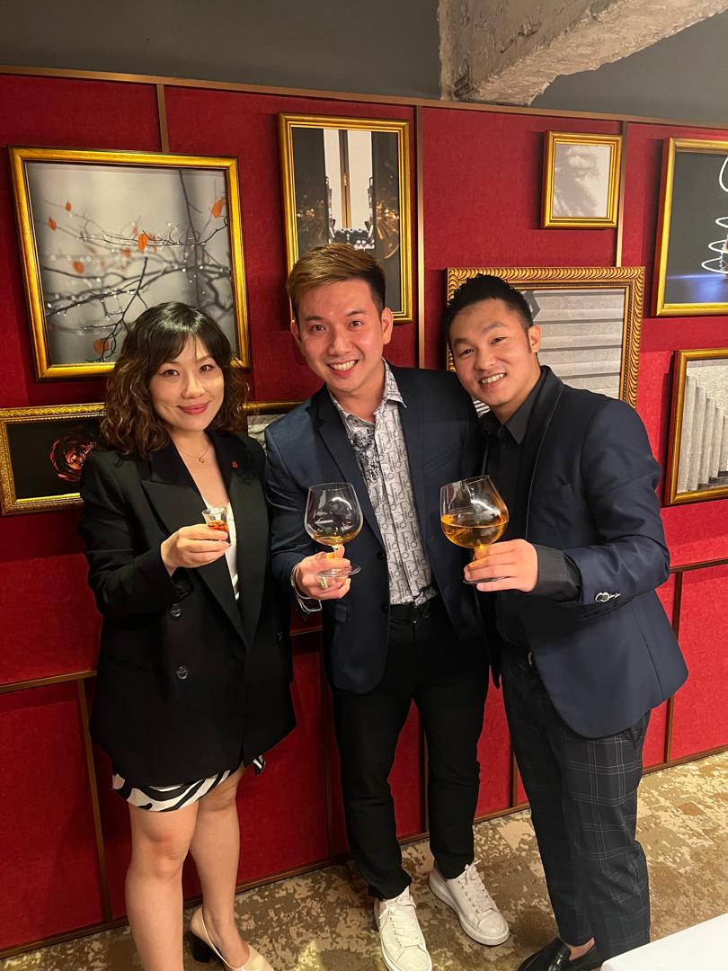 Alvin Ng at a Louis XIII private dinner