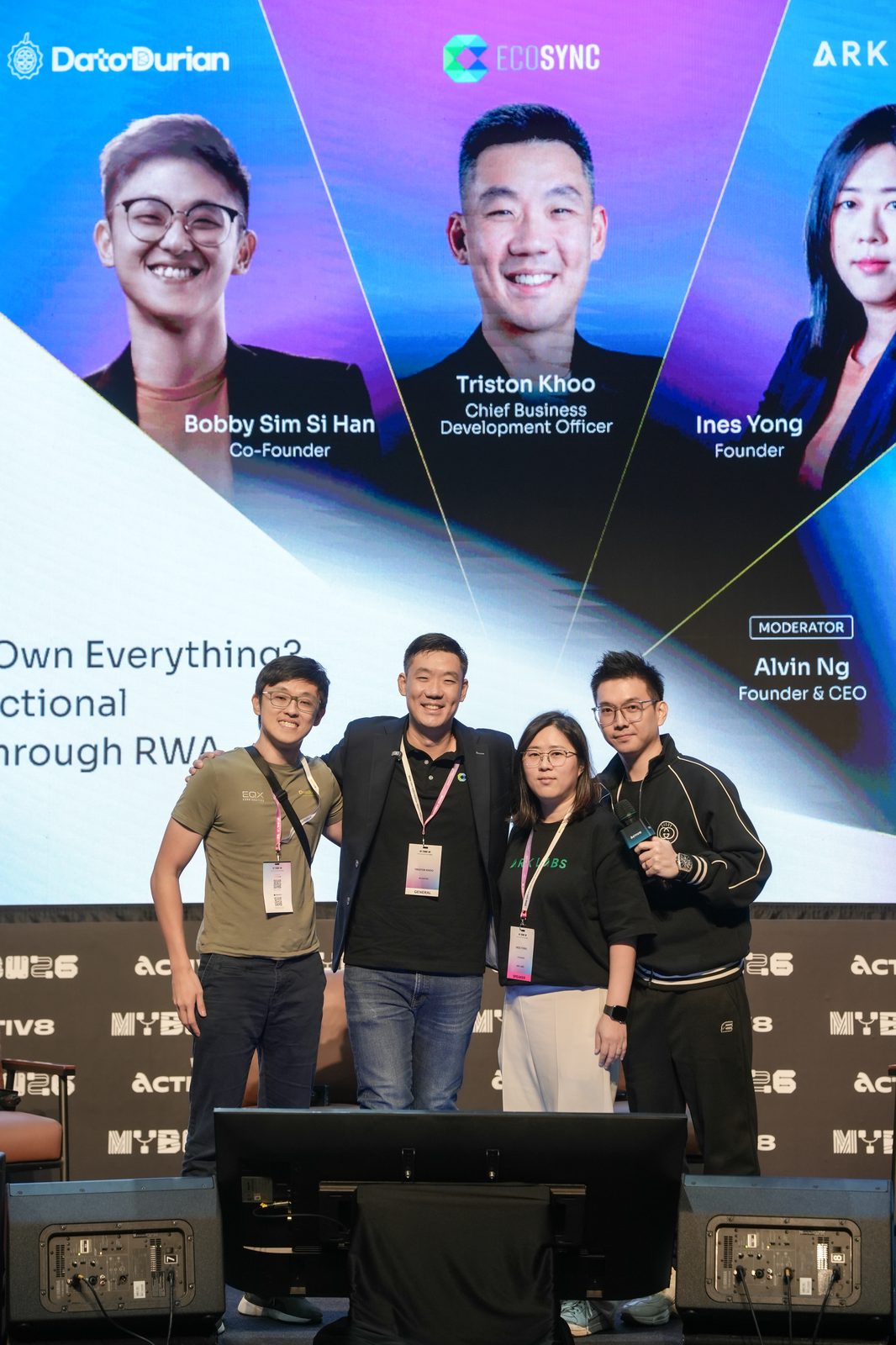 Alvin Ng moderating the RWA panel at Malaysia Blockchain Week 2026