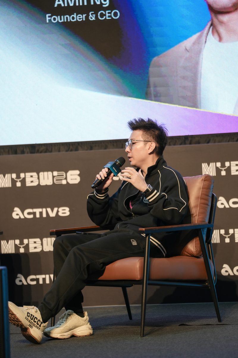 Alvin Ng on stage, Malaysia Blockchain Week 2026
